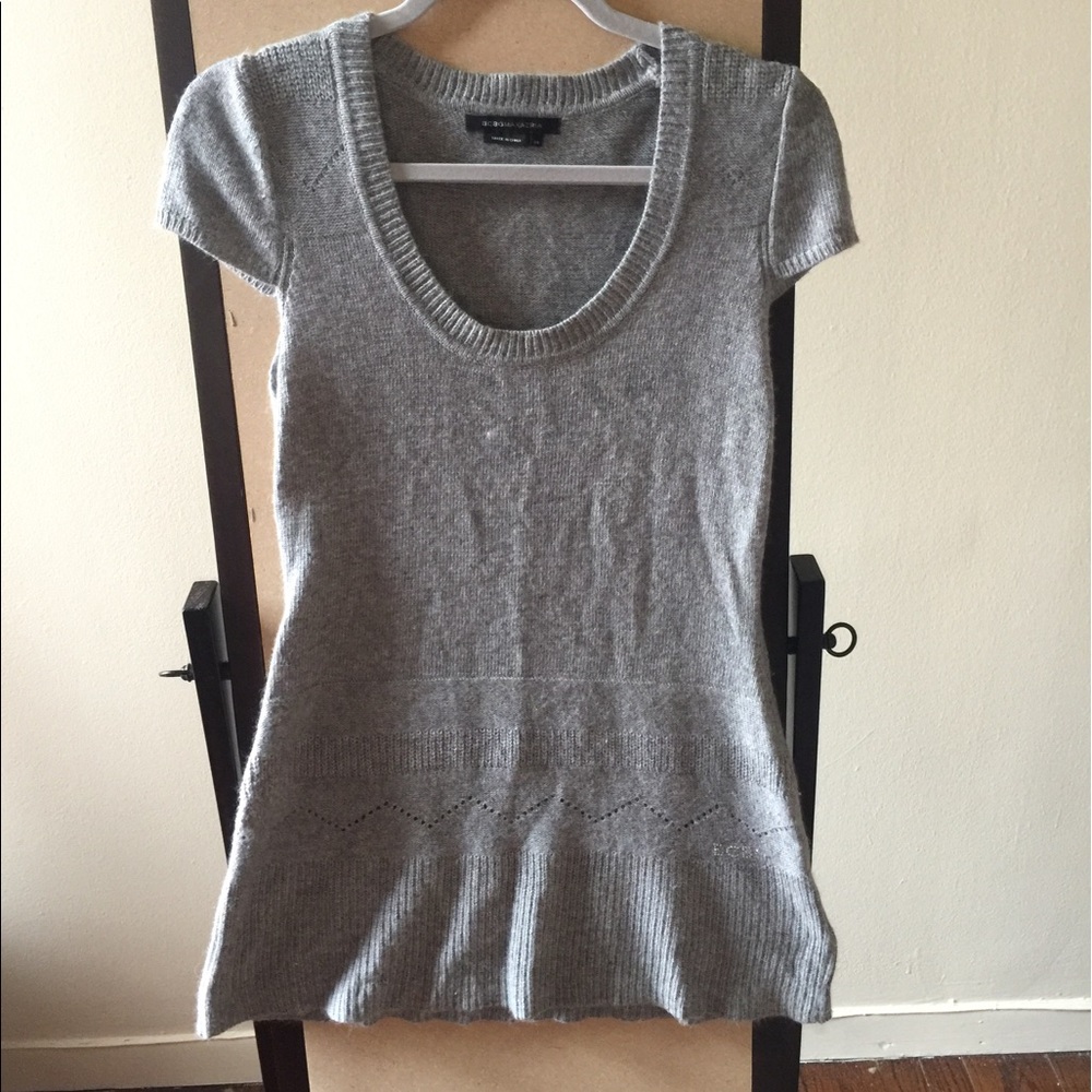 Bcbg short sleeve sweater tunic