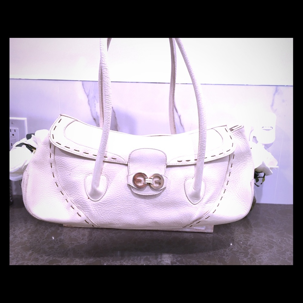 Beautiful off white Escada bag!