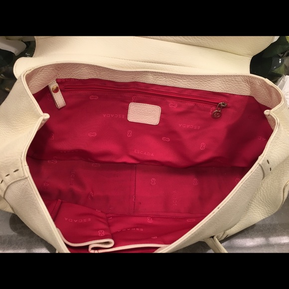 Beautiful off white Escada bag!