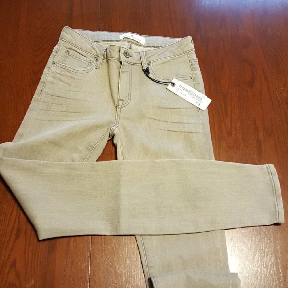 Dakota Collective Carissa legging jean  gray NWT