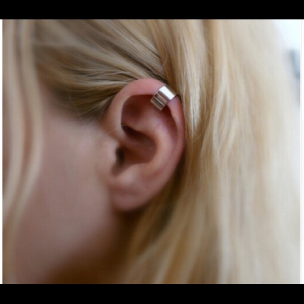 Silver Ear Cuff Clip
