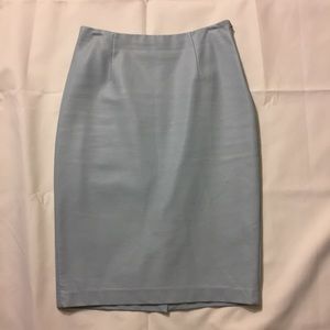Baby blue pencil skirt. Size 0 from The Limited.