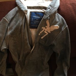 American Eagle Men's Zip up Hoodie