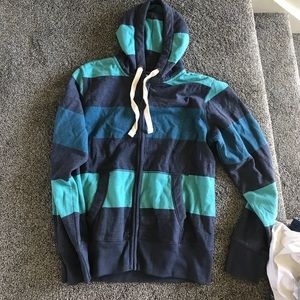 Roebuck &I Co. striped hoodie