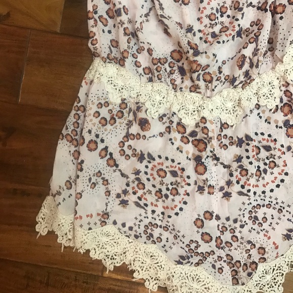 Free People Intimately Lace Trim Romper - Picture 2 of 4