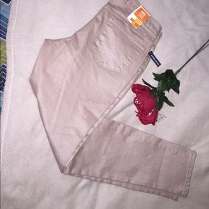 Old Navy Rock Star Metallic Gold Coate Jeans 14