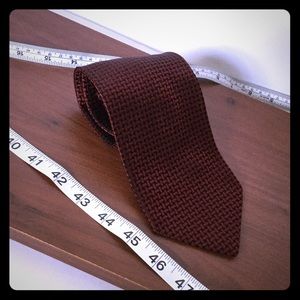 Hugo BOSS Geo Men's Neck Tie Red Black