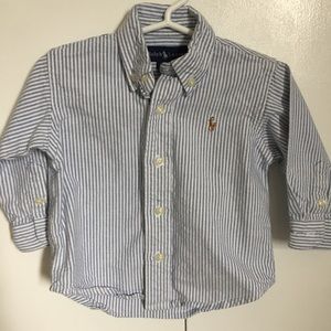 Ralph Lauren Toddler Searsucker Button Down