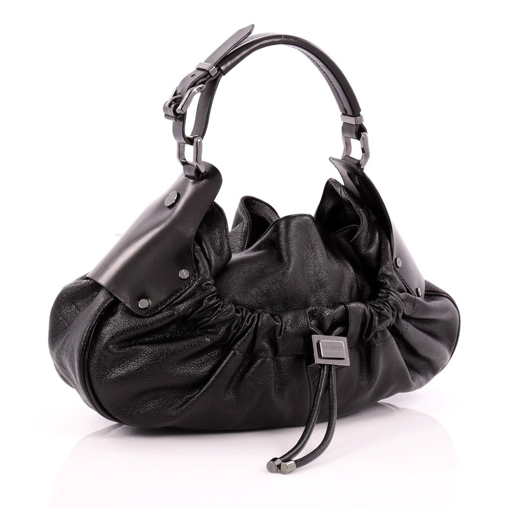 Authentic Burberry Warrior Hobo Leather Medium