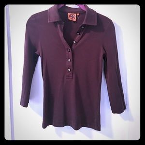 **Reduced!** ❗️Tory Burch logo button polo, new!