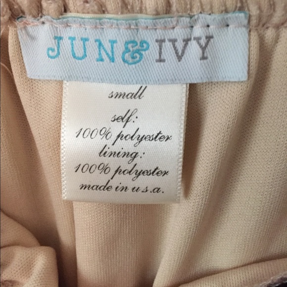 Long tulle skirt in blush by jun & ivy - Picture 3 of 4