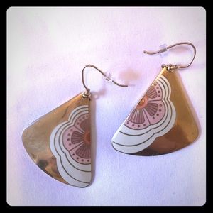 Floral Laurel Burch earrings