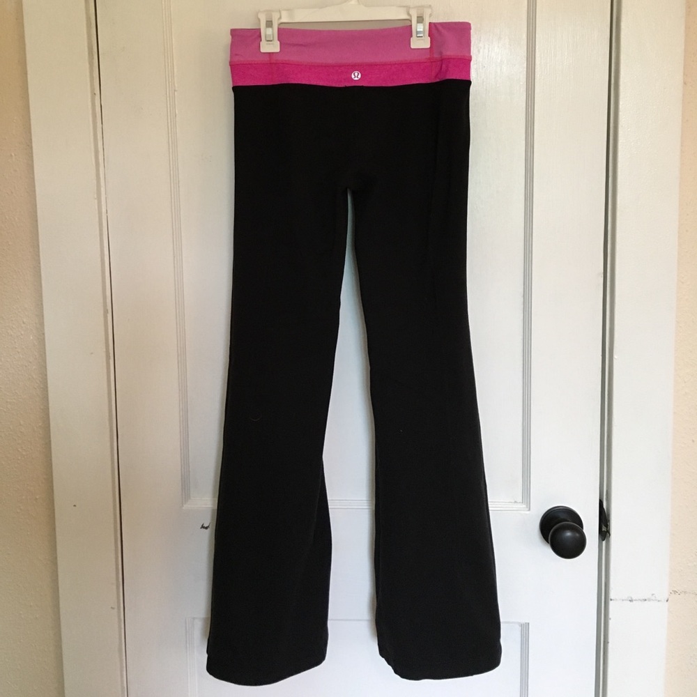 Lululemon Reversible Groove Pant - Pink and Black