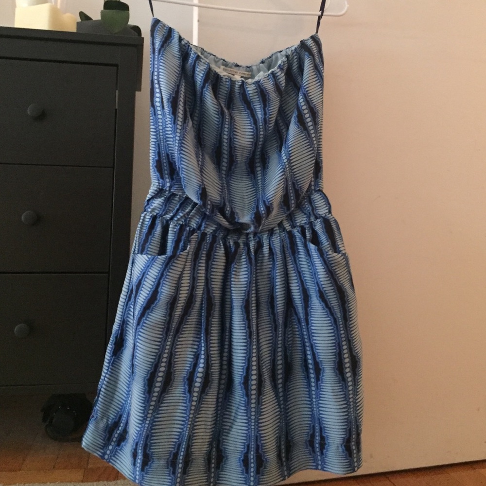 Collective concepts silk tube dress size S