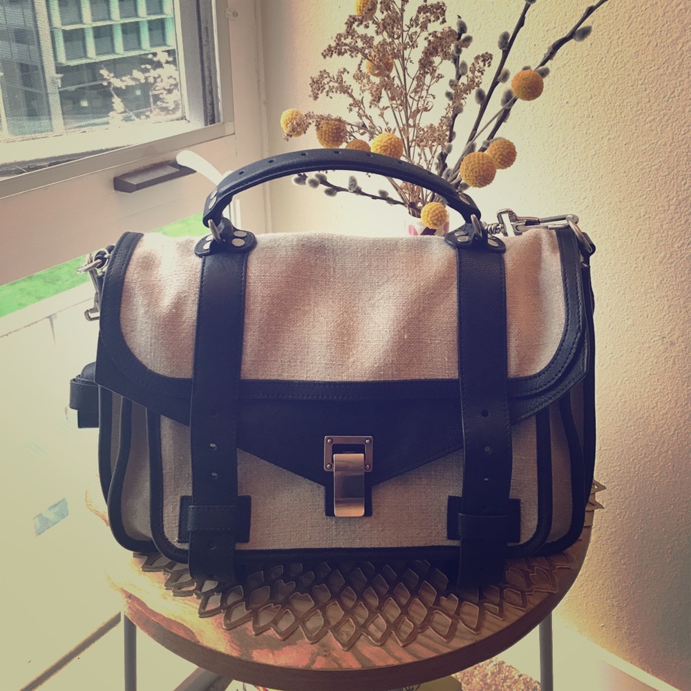 Proenza Schouler tweed handbag 👜 - Picture 2 of 8