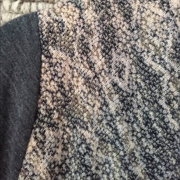 Grey & tan multi colored sweater -like new - Picture 2 of 3