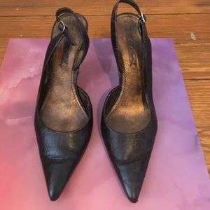 Nine West sling back heels