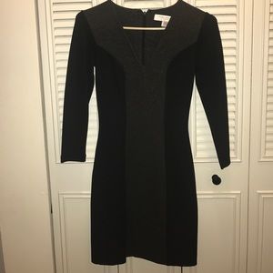 NWOT French Connection sz 2 black and grey dress