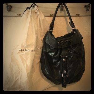 Marc by Marc Jacobs black leather handbag