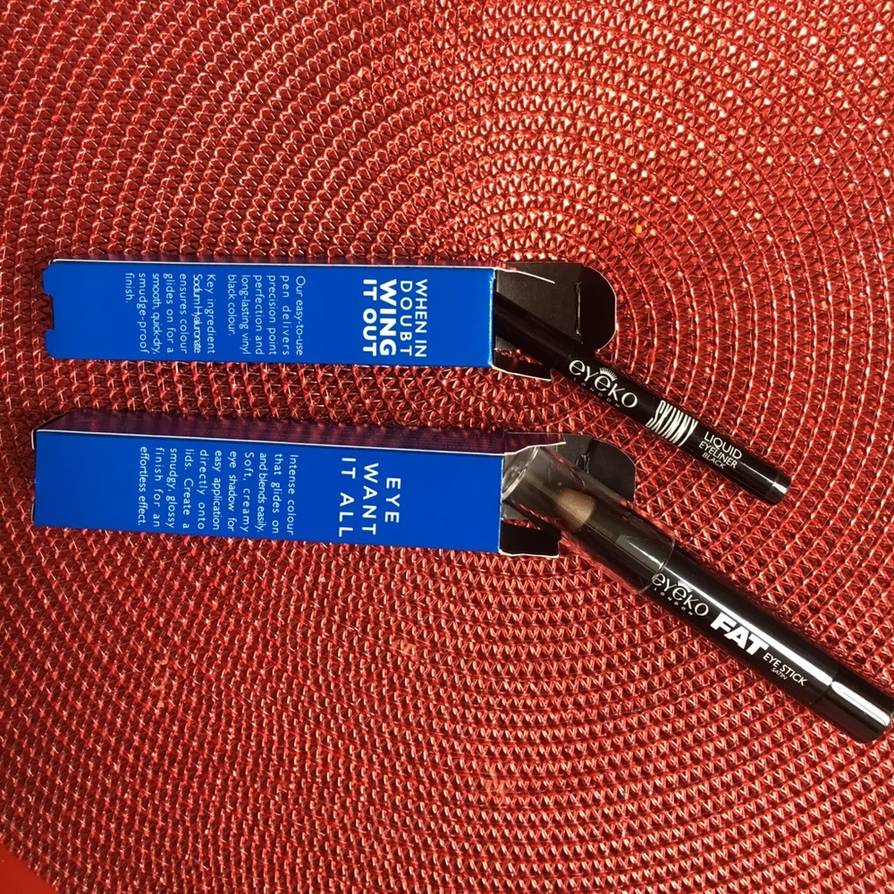 3 for $15 •EYEKO• black liner and Satin shadow