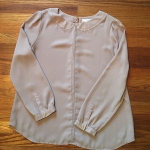 Super Cute!! Nude Loft Blouse