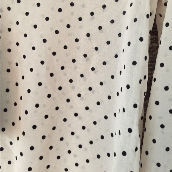 Black & cream polka dot blouse - Picture 2 of 4