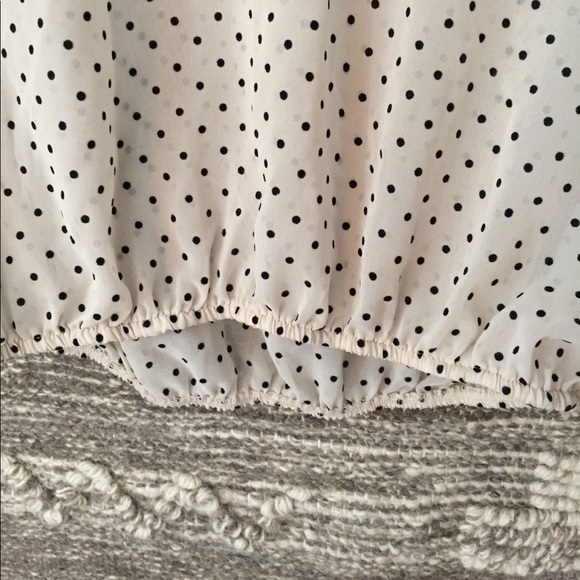 Black & cream polka dot blouse - Picture 4 of 4
