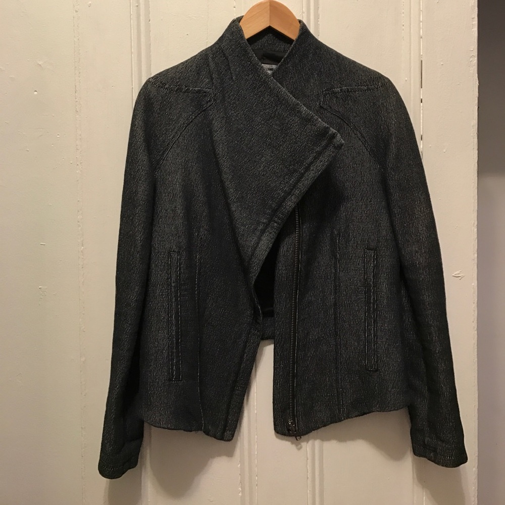 Helmet Lang cotton/wool Asymmetrical Jacket
