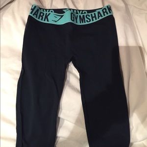 Navy and light blue Gymshark Leggings Size small