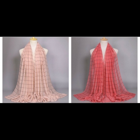 Spring and Summer Geometric Scarf Hijab - Picture 1 of 2