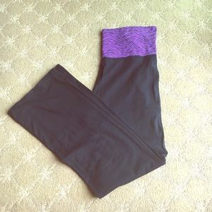 So Intimates - XL - purple zebra - yoga pants