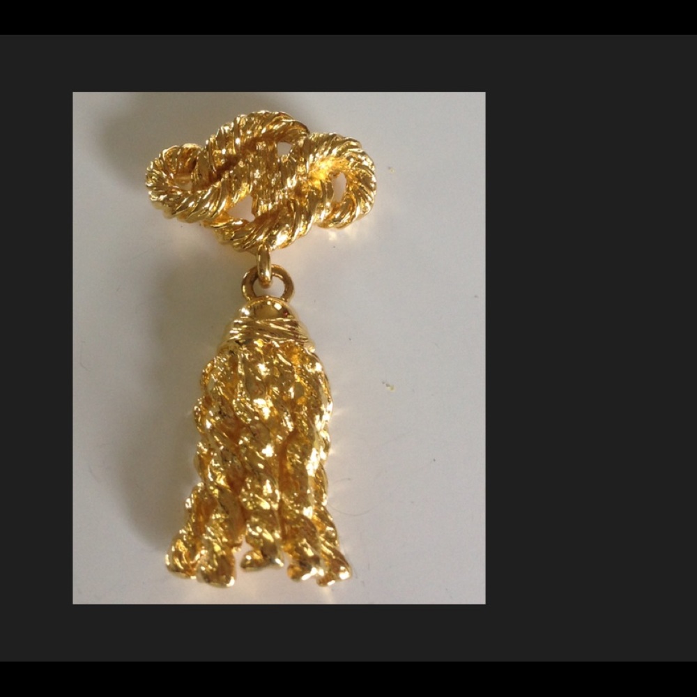 FINAL PRICE Estate sale tassel brooch.
