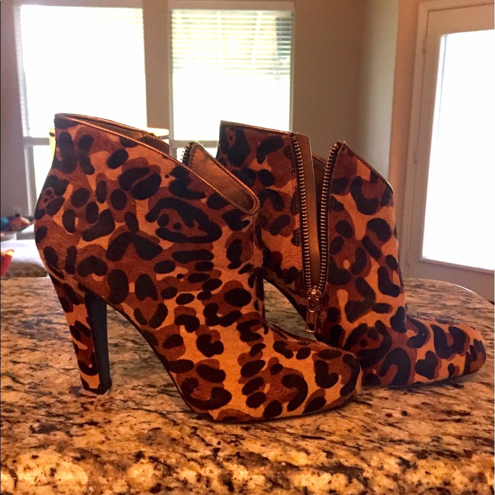 Jessica Simpson Leopard Booties