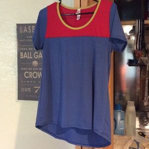 Tri colored classic tee LuLaRoe