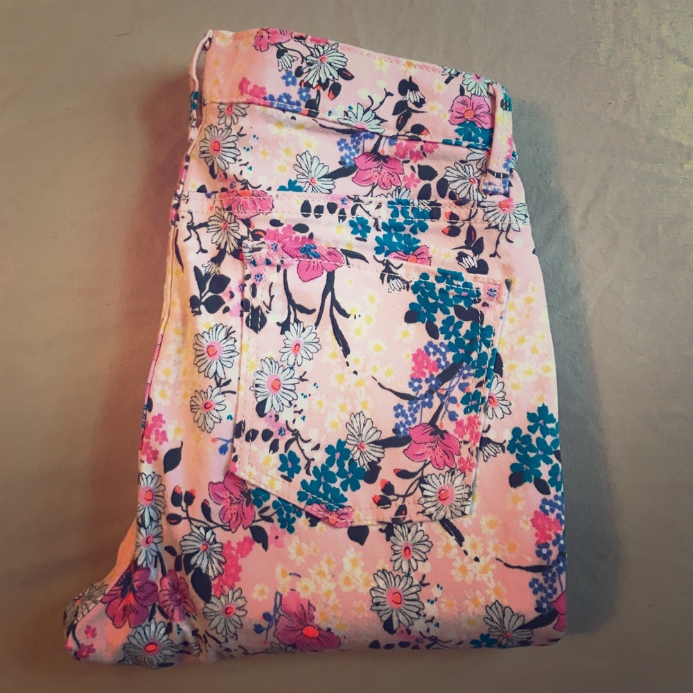 3 for $25 Girls rockstar floral jeggings