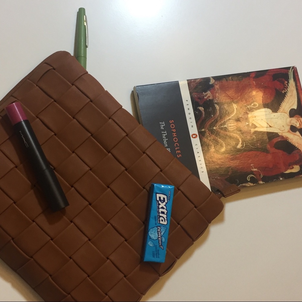 Basket weave handbag!