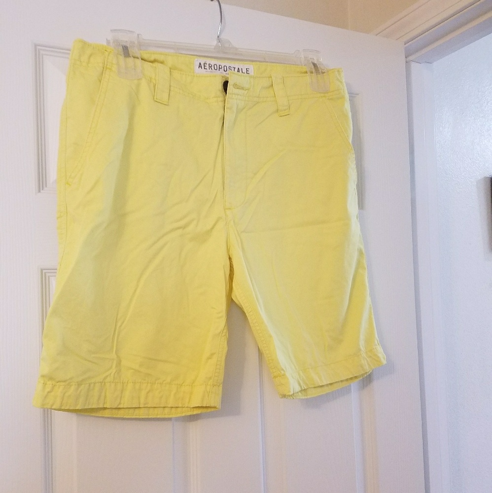 Yellow Chino Shorts