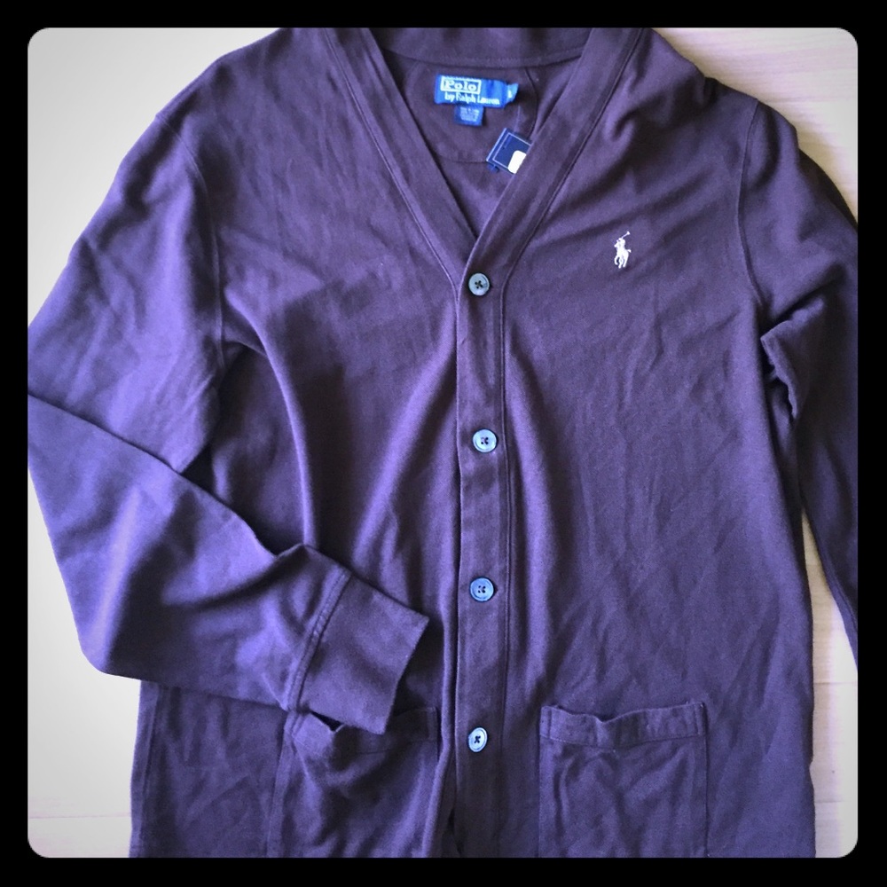 Brown Polo Cardigan
