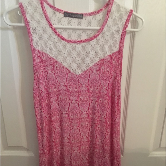 SOLD-Loveapella Raijo Lace Detail Knit Top - Picture 2 of 3