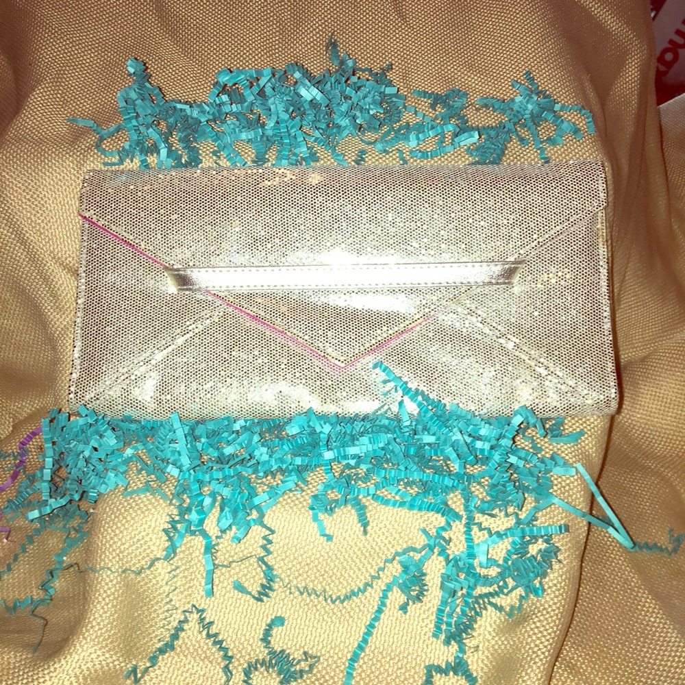 Victoria's Secret Silver Clutch/Evening Bag. NEW