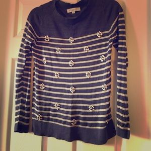 LOFT Jeweled Sweater