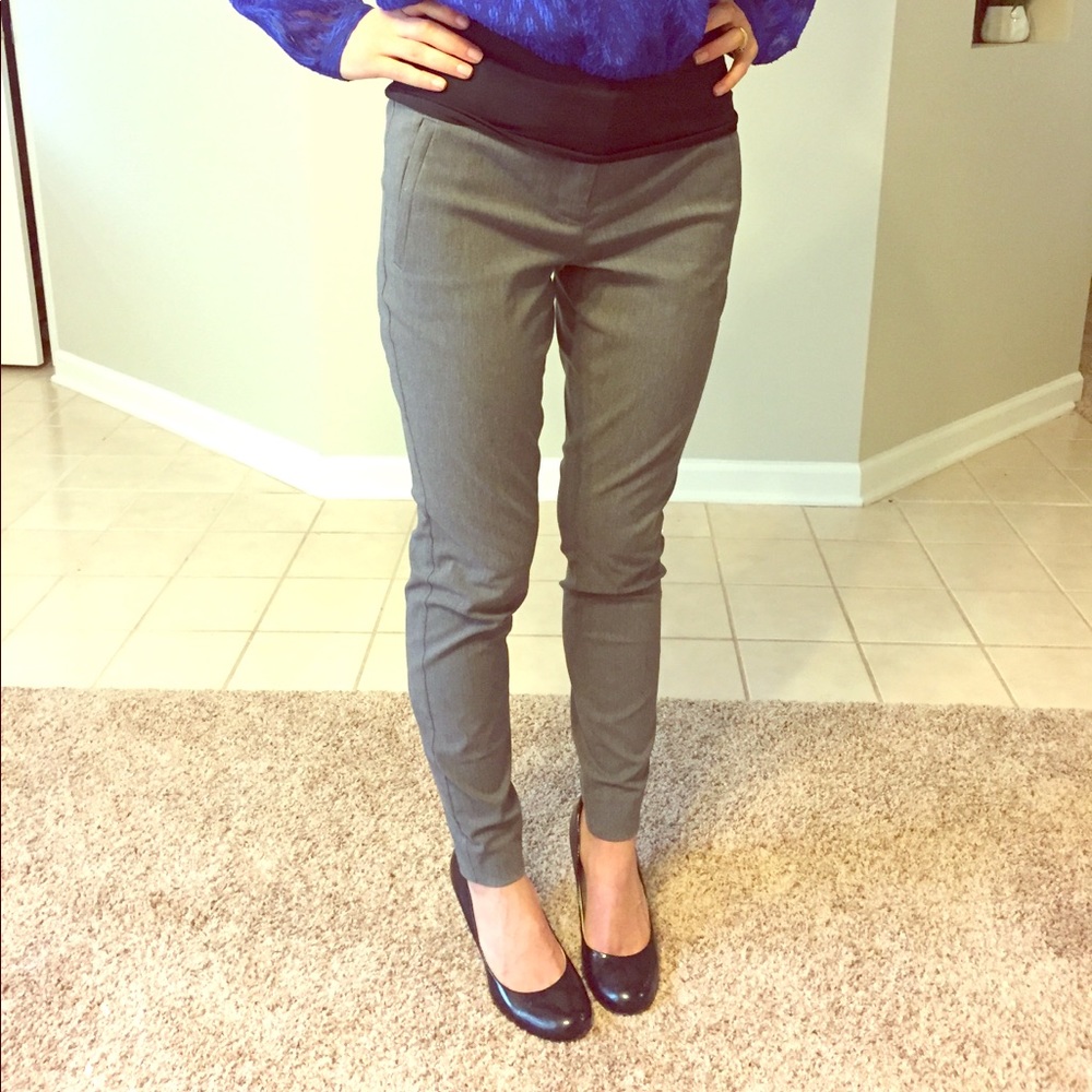 Gray dress pants