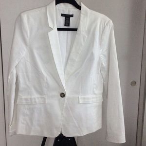 Apostrophe white blazer