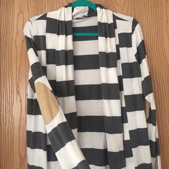 Honey Punch Sweaters - Honey Punch Open Striped Cardigan