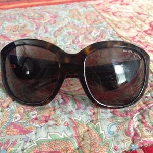 Ralph Lauren tortoise shell oversized sunglasses