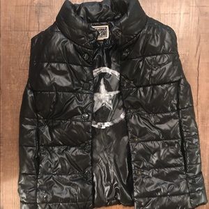 Black Converse bubble vest size M