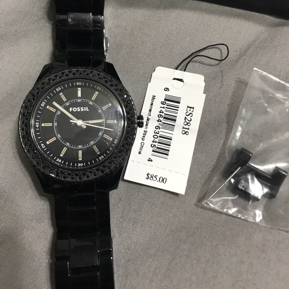 Accessories - Black Fossil Watch