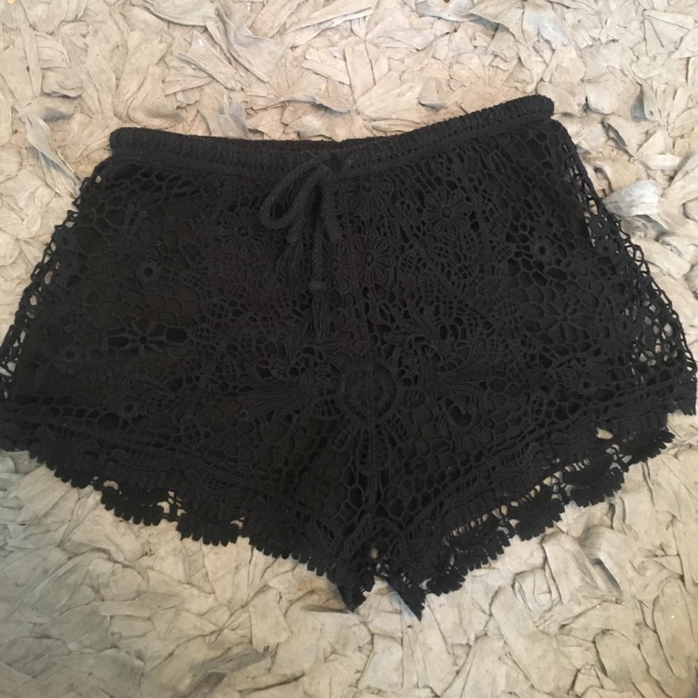 Crochet shorts