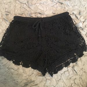 Crochet shorts