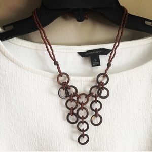Beaded Ring Necklace